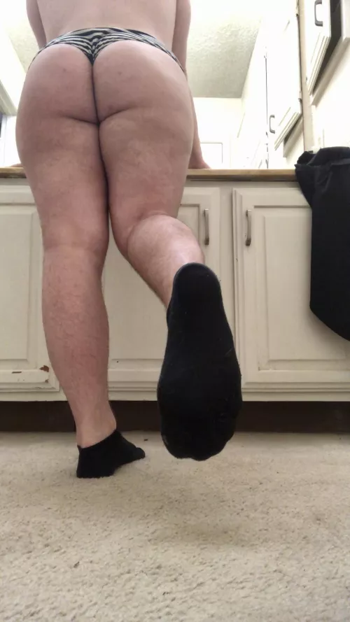 [Selling] Black ankle socks with a side of ass 🍑 Dm for wear info 🍑 Media | Worn Items | Findom | Video Sessions by Levi_Luxxx