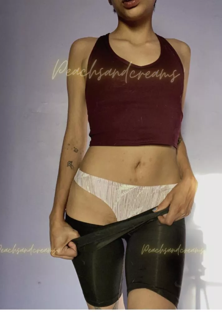 [selling] Cum and enjoy this creamy panties I wore while hiking in the desert heat 😉, only $45. Comes with 3pics, thank you letter, and free shipping. posted by peachs_andcreams