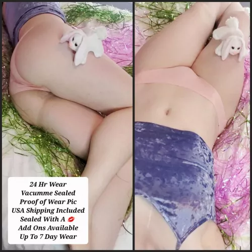 [Selling] Do you want to hop in my pants and hump like bunnies? Lets see how wet can make these! 🔥🌶 Fet and Kink friendly, Message me! by Sweet_Belladonna