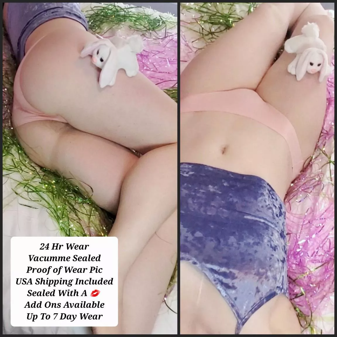 [Selling] Do you want to hop in my pants and hump like bunnies? Lets see how wet can make these! 🔥🌶 Fet and Kink friendly, Message me! posted by Sweet_Belladonna