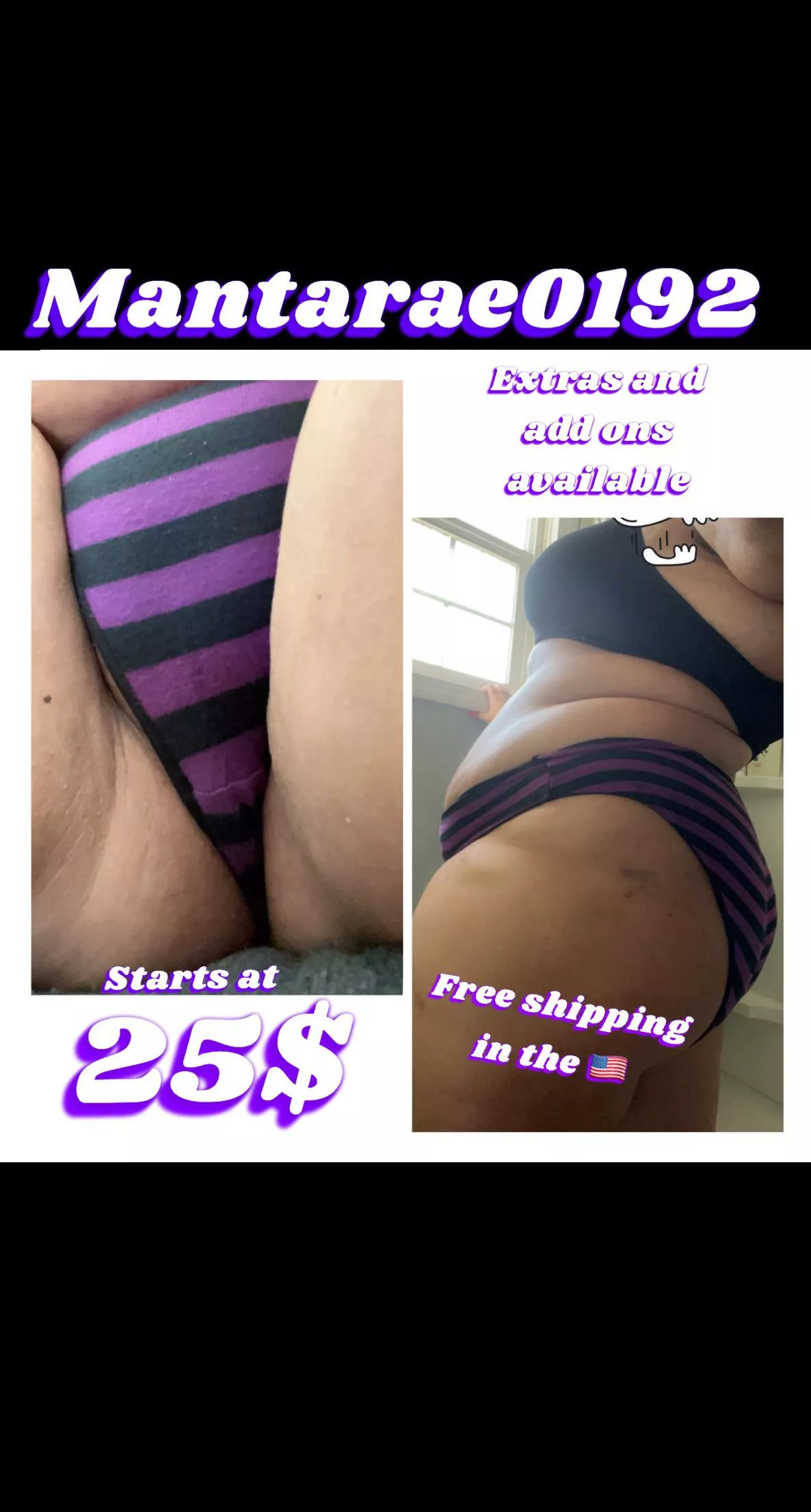 [selling] Full back cotton panties! They’re extra sweaty 🥵 I’ve been cleaning and outside doing yard work. Cross posted here and another site. Questions about an order? Message me here or Snapchat @mantarae0192 posted by Unlikely_Demand7165