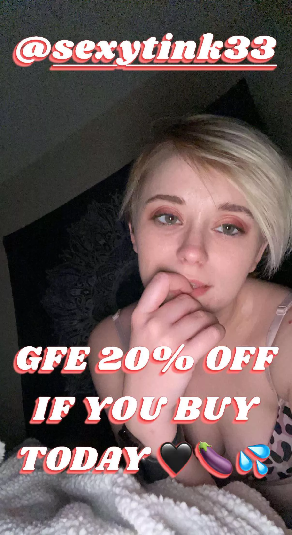 [selling] 🖤GFE 20% off🖤 Sexting 🖤 Google Drive 🖤 Panties 🖤 and more! 💥 🚿Ask about my shower video!🚿 [usa] [va][f] [25] [kik] [snap] sexytink33 posted by SexyTink3