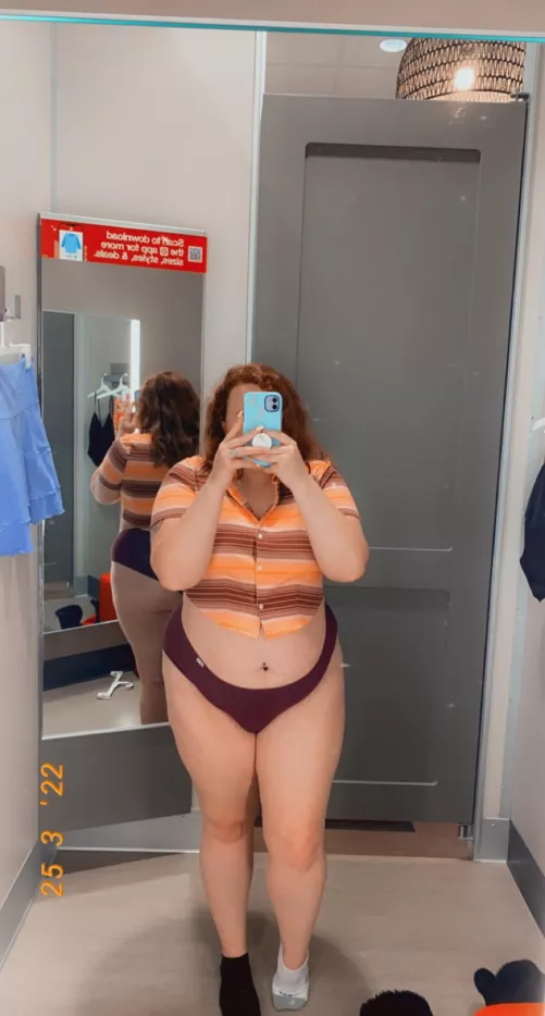 [SELLING] let’s play in the dressing room. 😉❤️ KlK: ctrlr / SC: bunnybabesred / OF: rhbunnyb by RedHeadedBunnyBabe