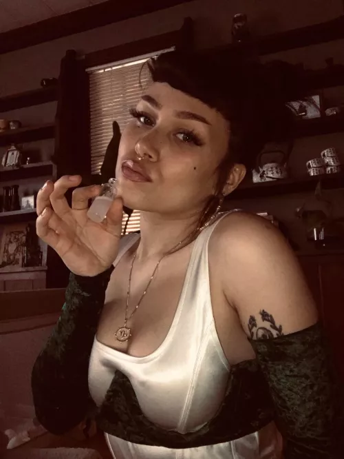 [selling] my goddess spit vials ✨ Dm for purchases by Fetish-foot-job