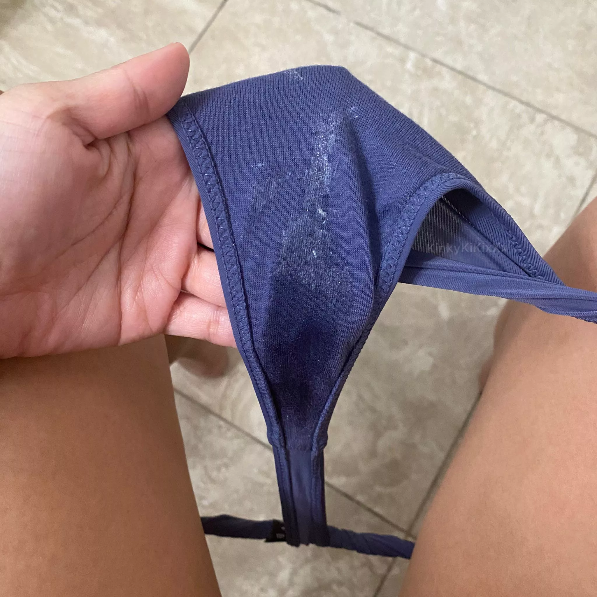 [selling] 👀 take a peek at my wet panties 💧 get them while they’re freshly scented posted by KinkyKiKi-xXx