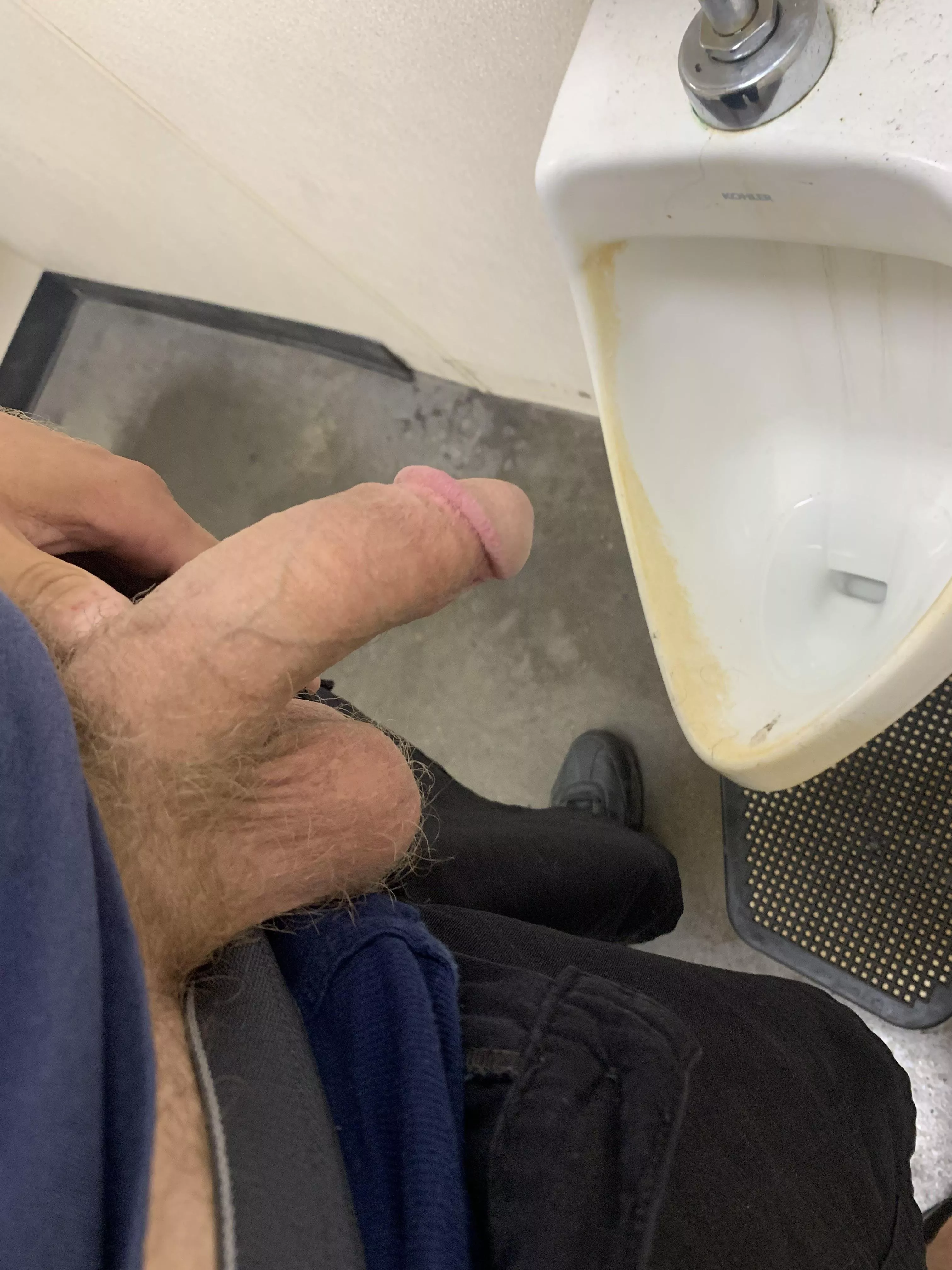 Semi at the gross urinal lol posted by Organic-Ad-7831