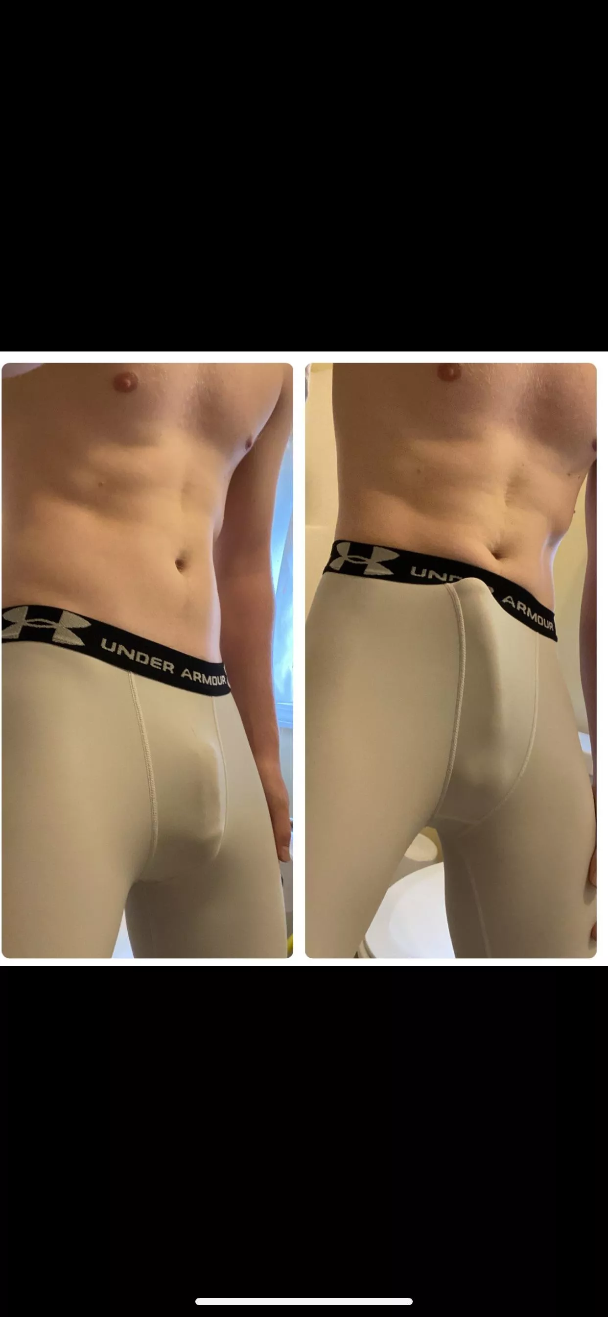 Semi to hard. When does a bulge become a dick print? posted by collegeathlete123