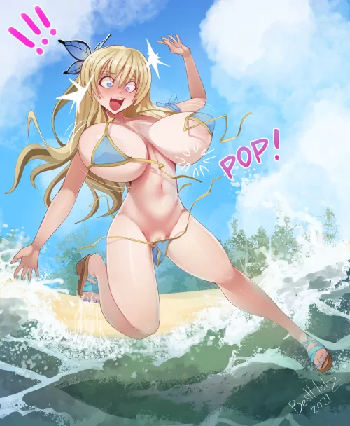 Sena Bikini Panic (Besthetz) [Haganai] by sequence_string