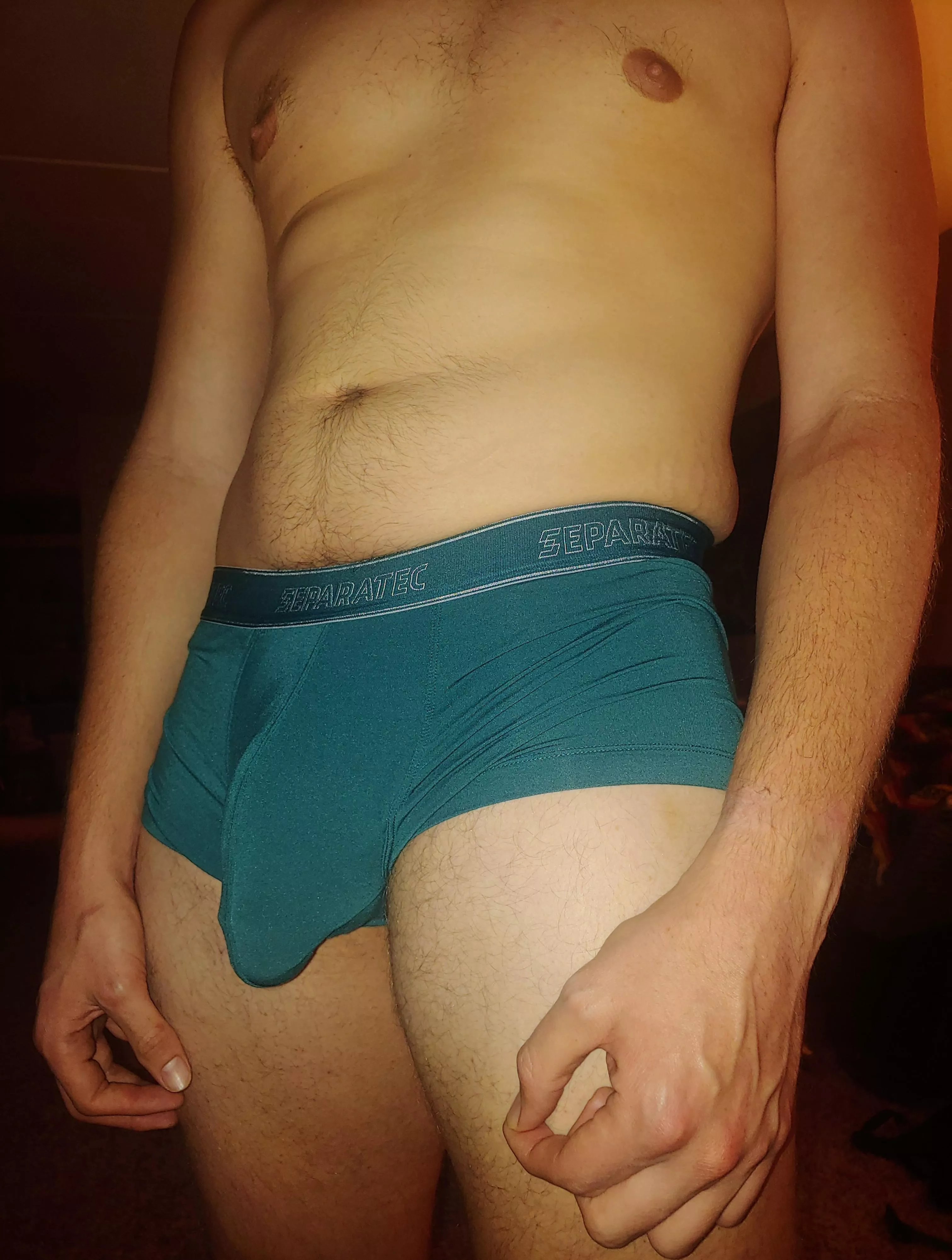 Separate dual pouch underwear is ELITE for guys with big softies who like to show off posted by freakydeaky66