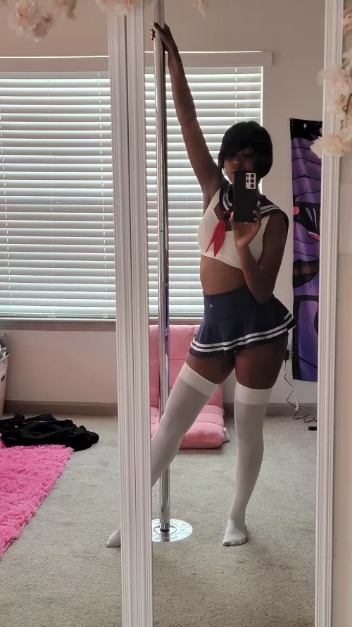 Sexy school girl outfit by Stunning-Argument