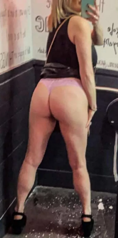 Shameless bathroom selfie booty by Queen-Molly-Hotwife