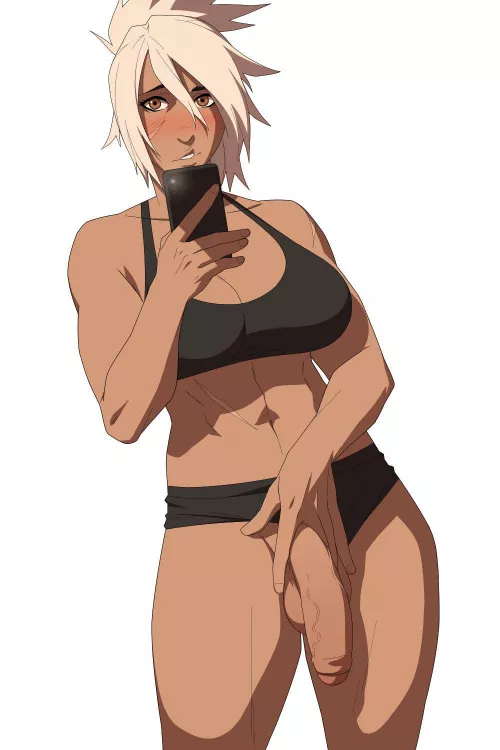 shaved and warming up by kayndisaster