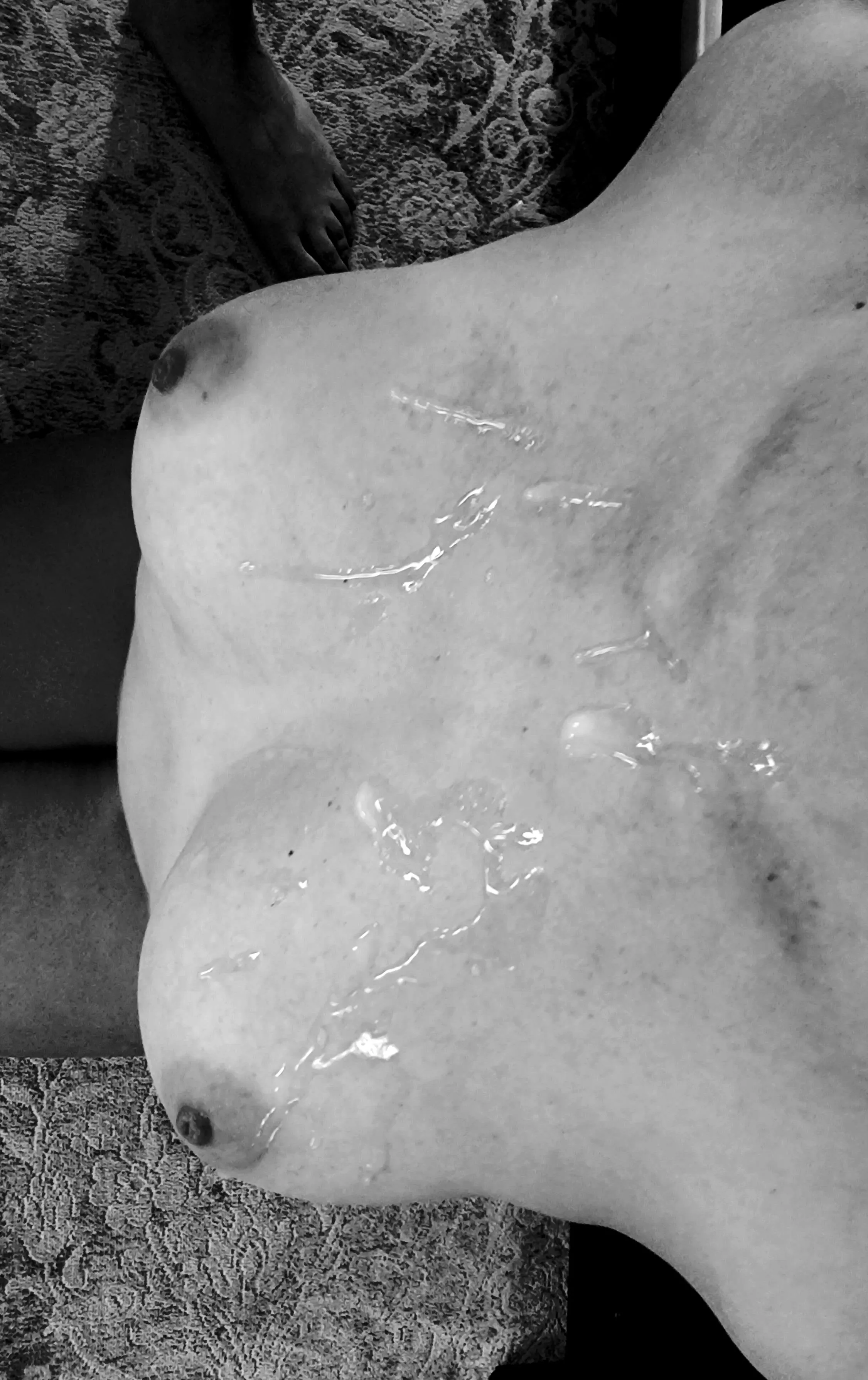 She always moans and squirms as it hits her chest. posted by LovingDominance