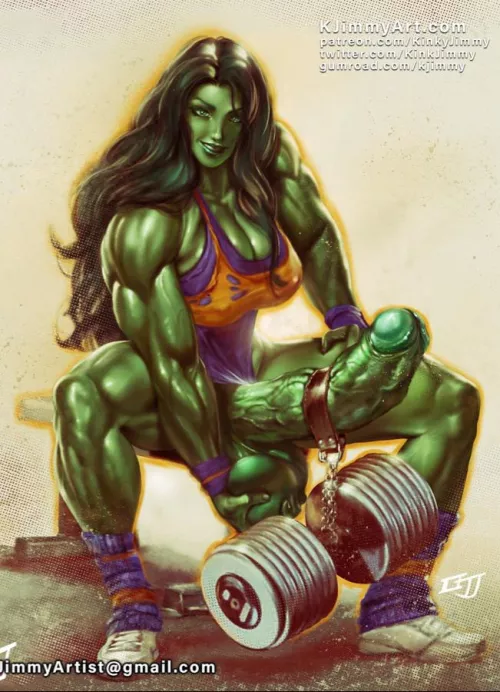 she can hold a lot of weight with it by Hugelover909