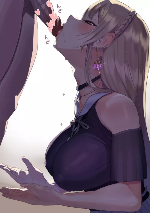 She didn't want to waste a single drop by projectqtfans