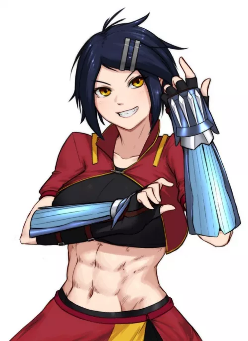 She got new gauntlets.(@SpottyLen) by TheTMoneyMan