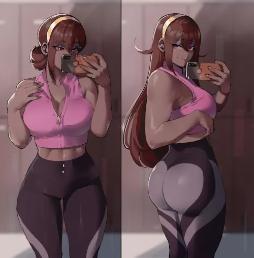 She Gym Thicc.(@ThiccWithaQ) by TheTMoneyMan