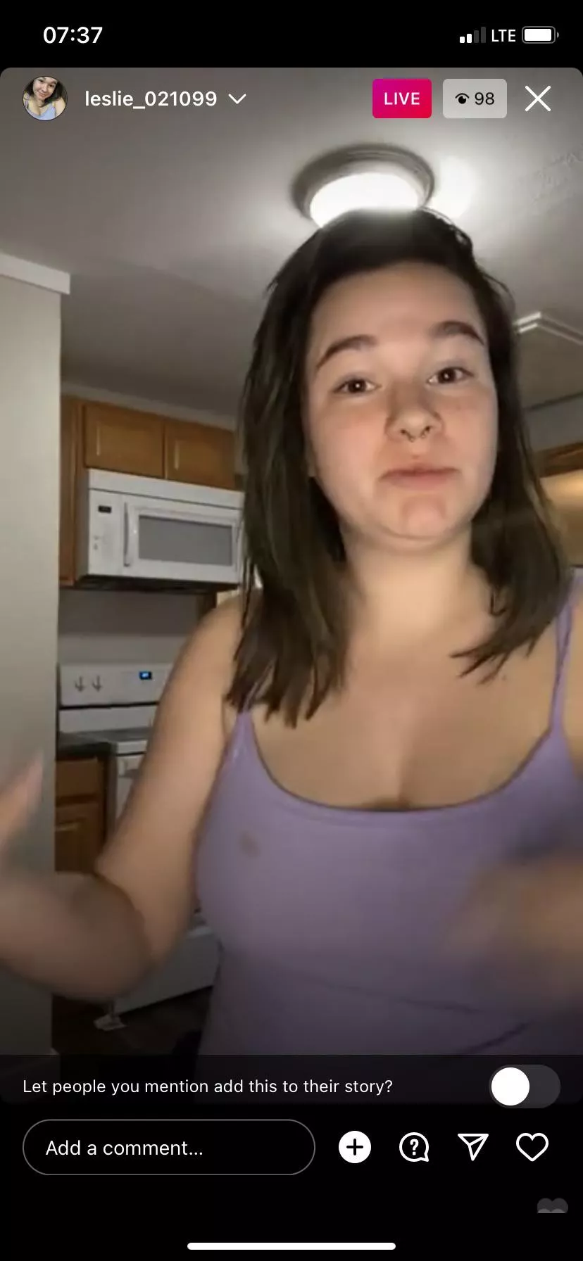 She is showing for tips. posted by notnathsmi78