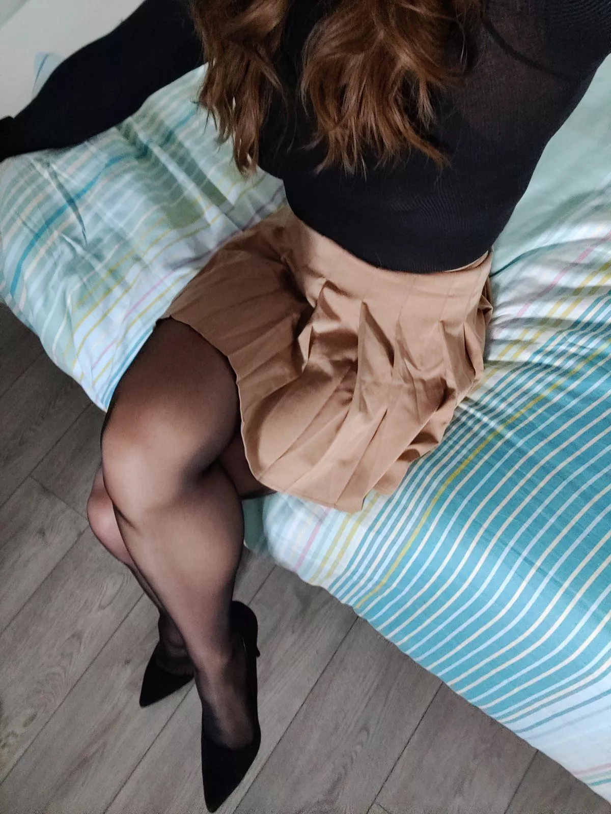 She is such a good little sissy for mistress. What you can’t see is the tiny cage and large plug. Lena was destined to be a sissy. posted by Mistress_Natalie_B