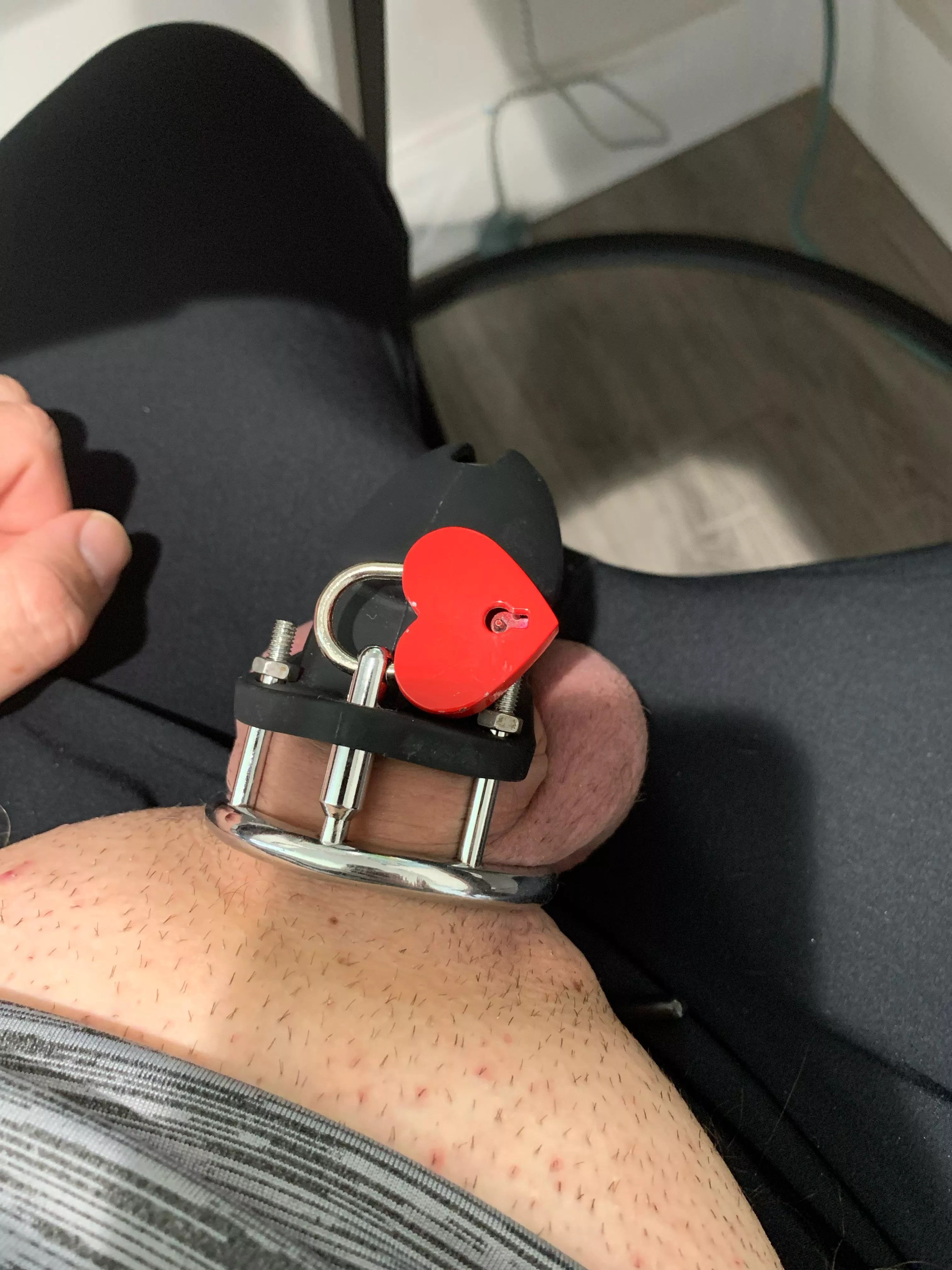 She leaves me locked while she goes out 😢 posted by Average_Guy_5