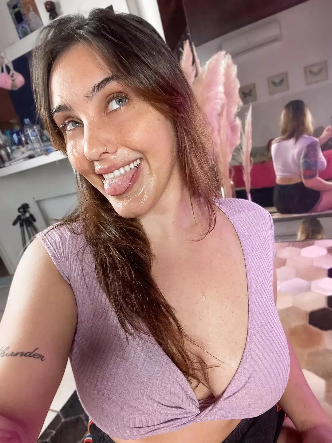 She looks great, and the reflection is a nice boost posted by iBait