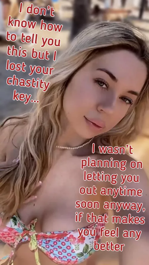 She lost your key at the beach 😔 by rt_BNWO