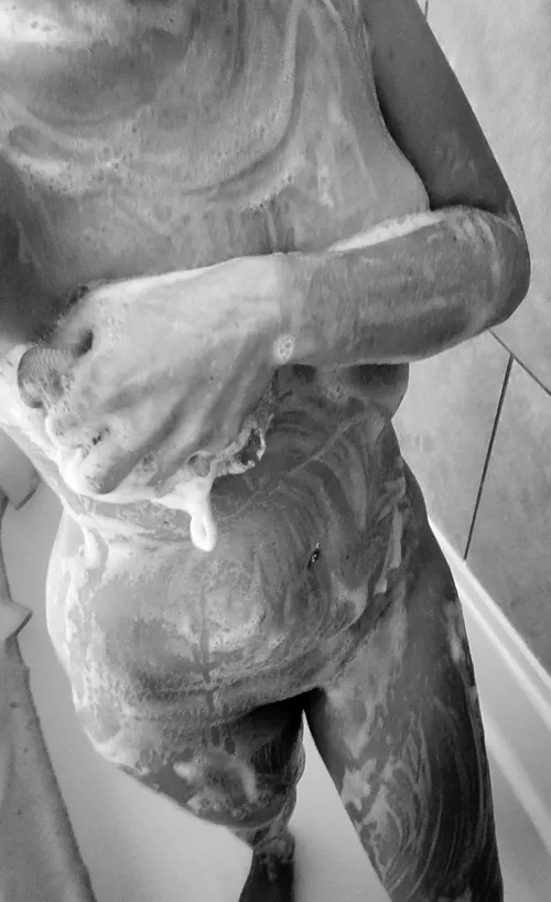 She needs help getting her back clean and I'm not home. Any willing to help me out? by husband_to_a_milf