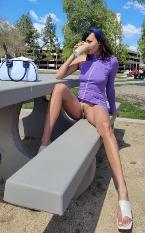 She picked a beautiful day for a flash by Chaturbater1