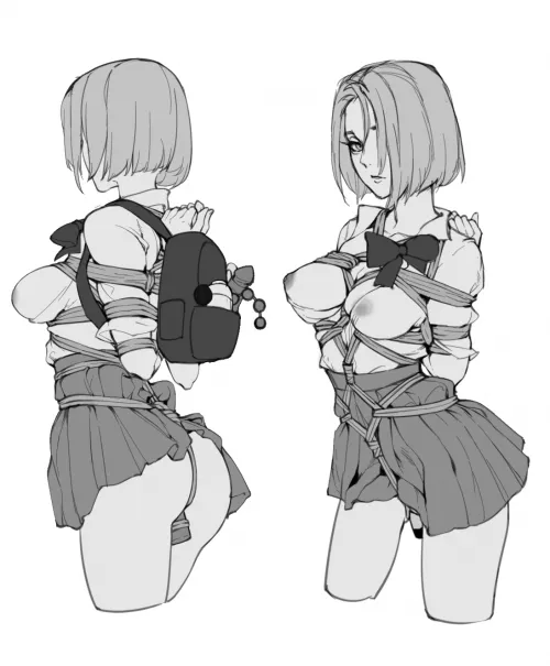 She showed up like this at her university by Step-back