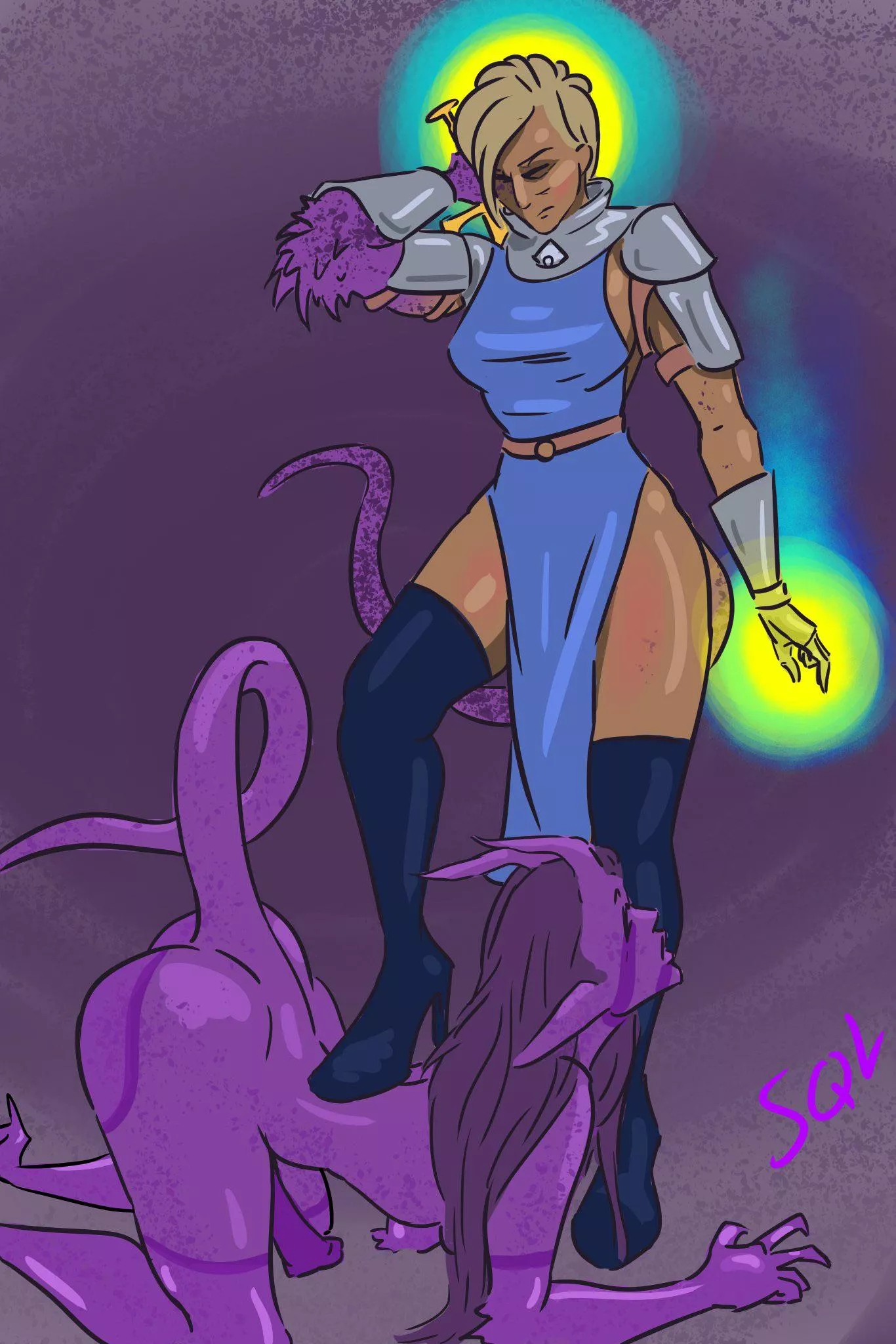 She who Fights the Monsters… (SpiderQueenLong) posted by SpiderQueenLong