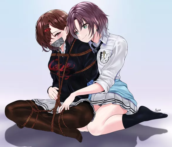 She will take care of me... mmmmph by GaggedOtaku