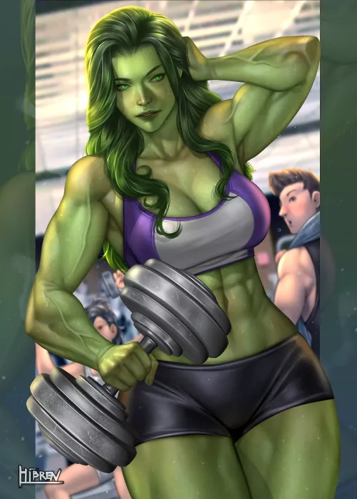 She-Hulk (Hibren) [Marvel] by Kuro-Oji
