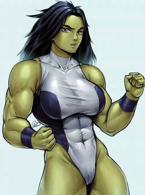 She-Hulk is ready to smash (@SpeedL00ver) [Marvel] by SpeedL00ver