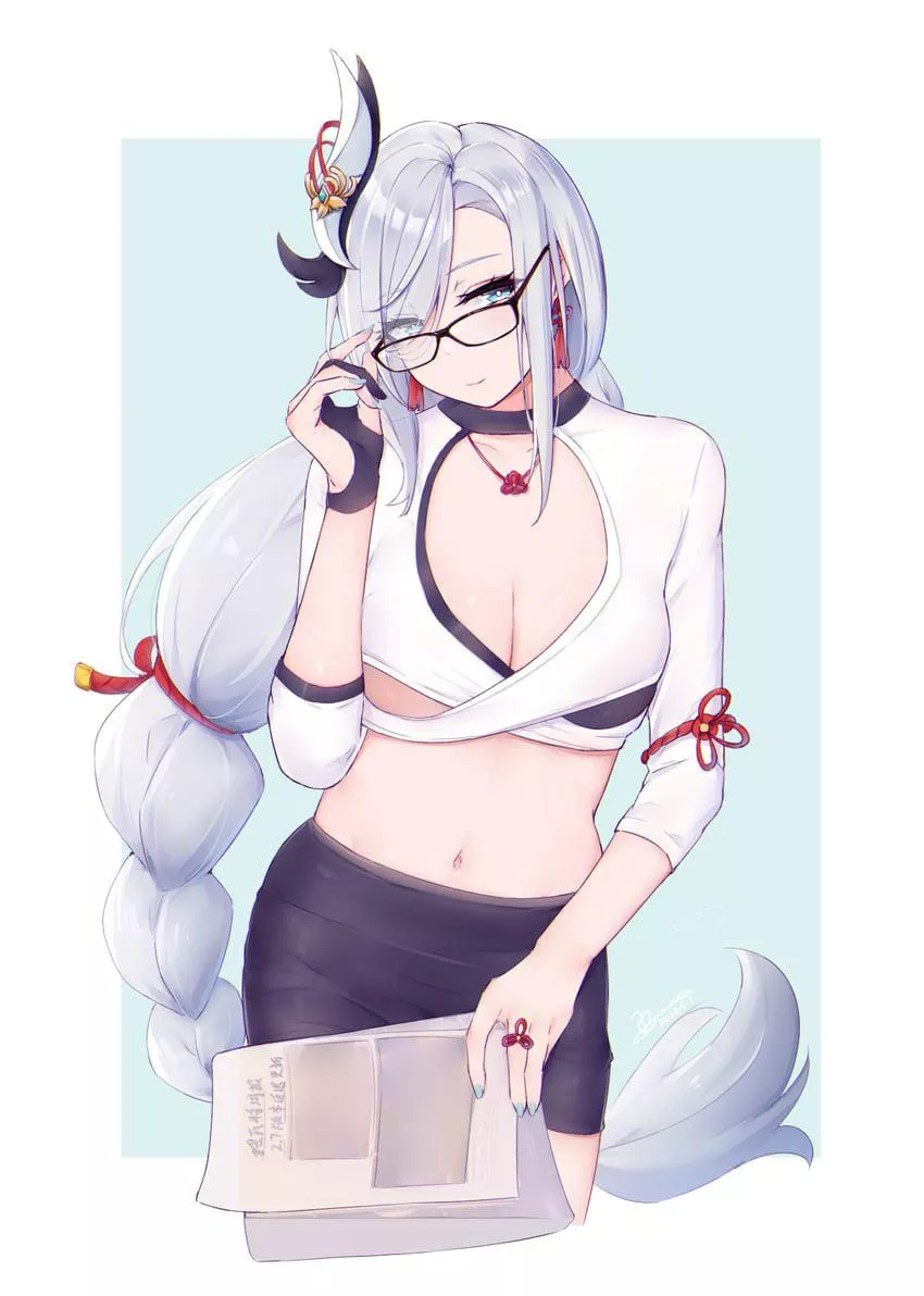 Shenhe [Genshin Impact] posted by HLMenckenFan