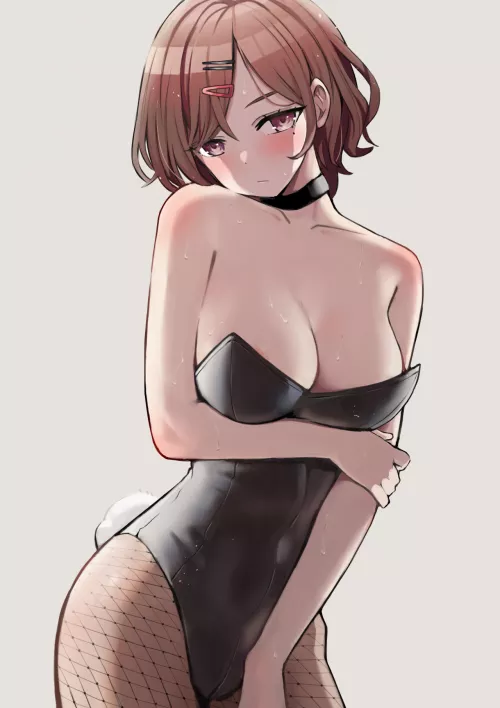 She's a little shy by RamonRiever