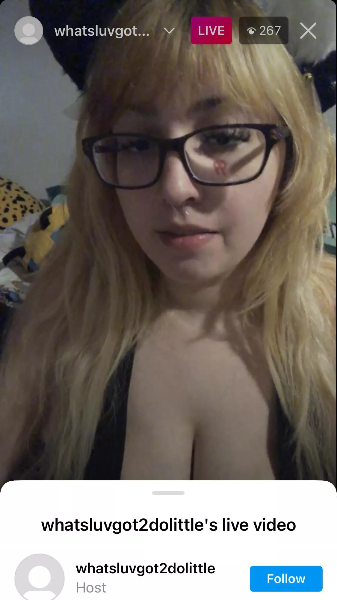 She’s live posted by david2litt