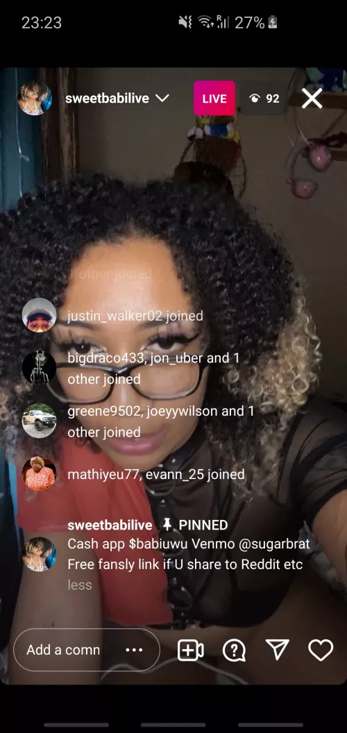 Shes live now by AnxietyFinancial8137