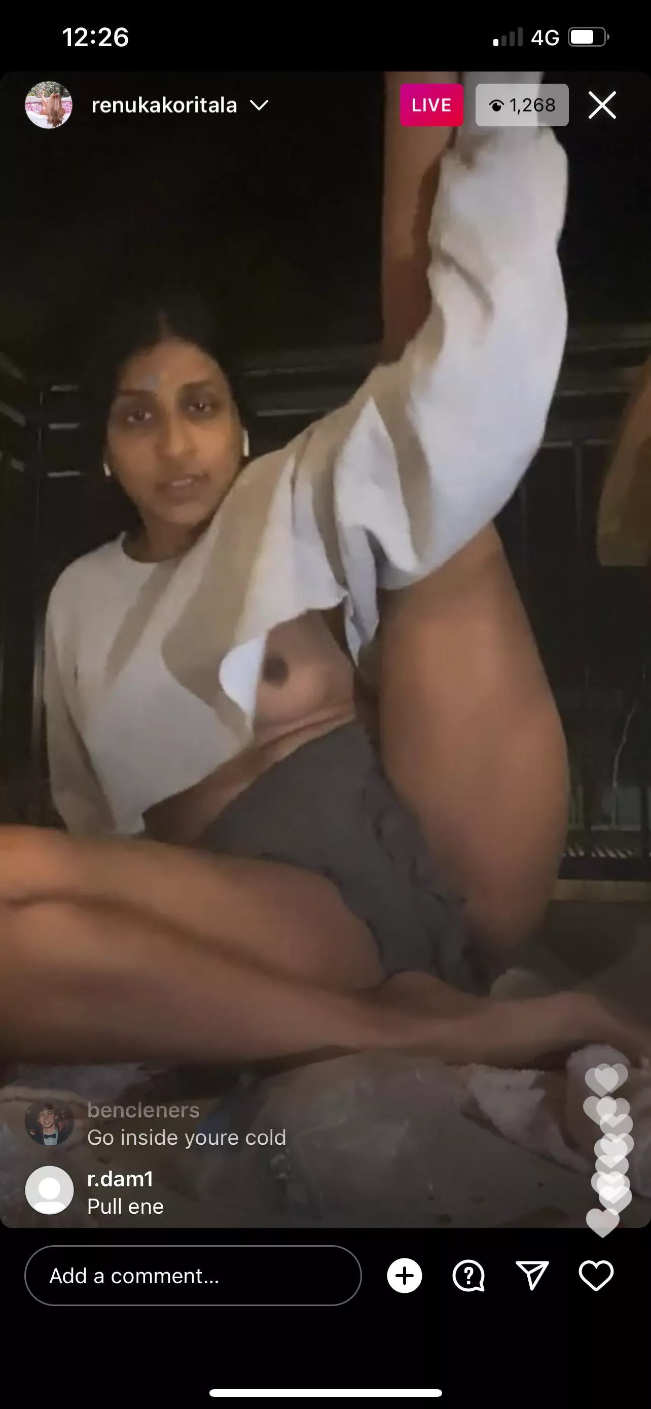 She’s live now posted by Worried-Blueberry-61