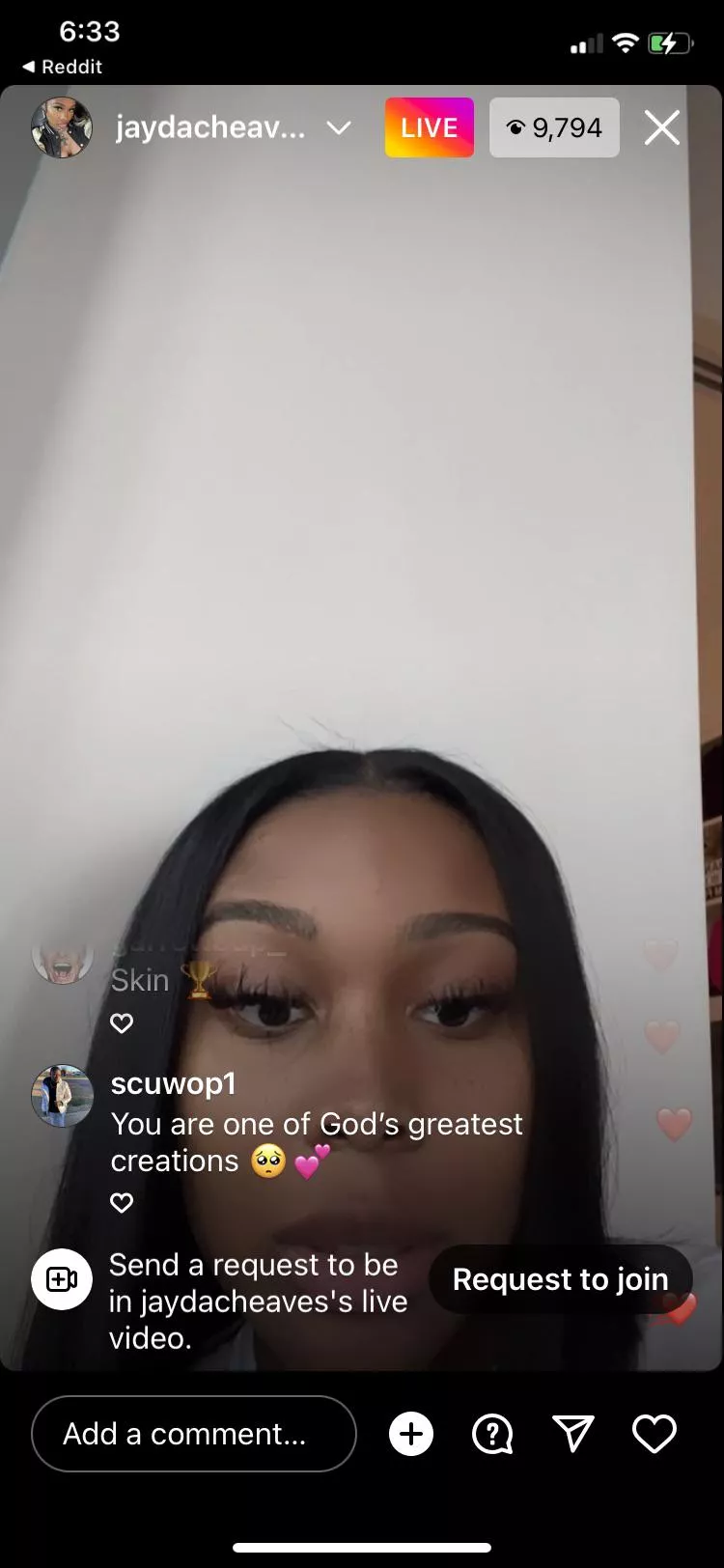 She’s on live posted by LiKayyyyy