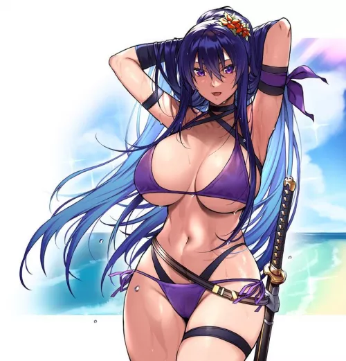 She’s one hot samurai mommy. by Hafuronin85