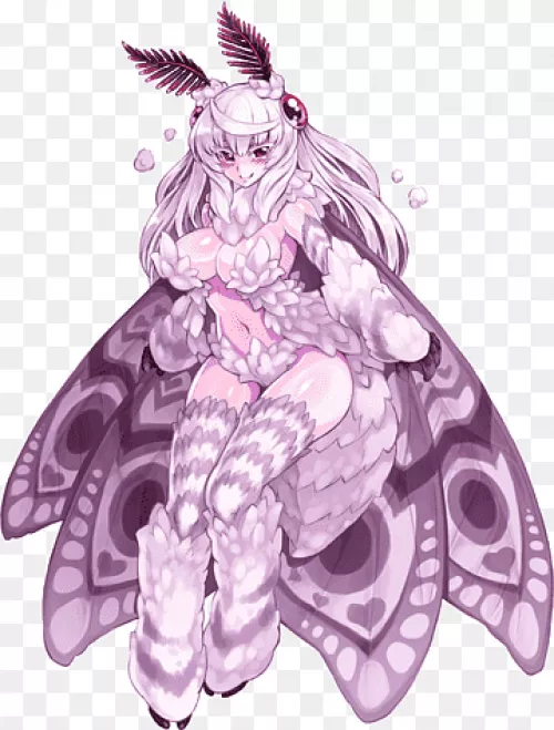 Shes shy, but perfect for cuddles 💜 [Sorce: Monster Girl Manual] by CrabTheHermit02