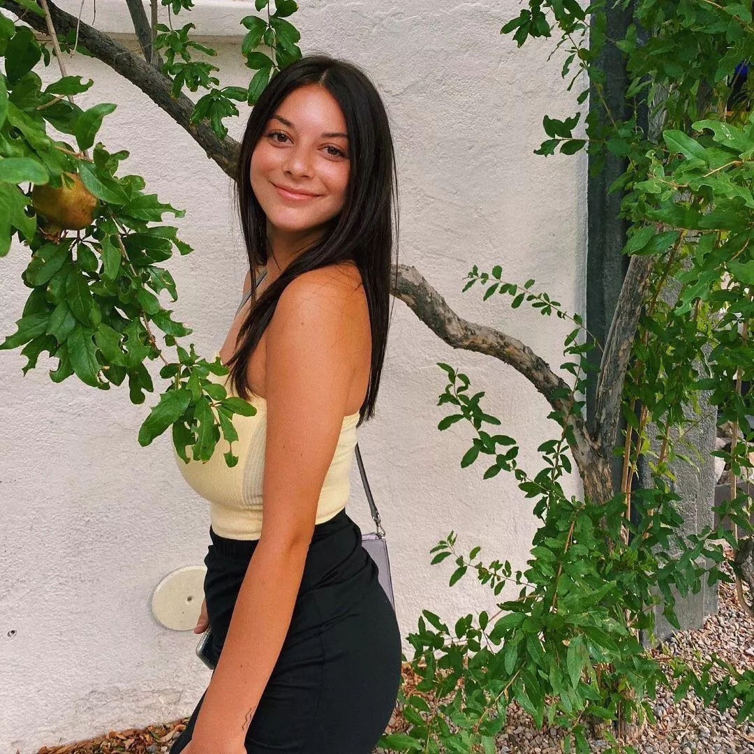 She’s trying to hide them behind a tree branch but she still can’t conceal them posted by Stu_Griffin