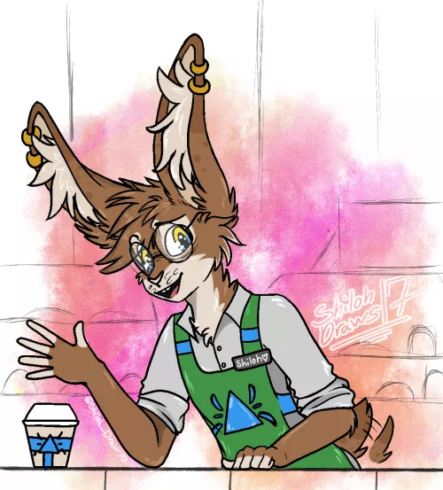 Shiloh's part-time job in the school grounds☕️ | @Shiloh_draws17 on twitter | by Shiloh_boy17