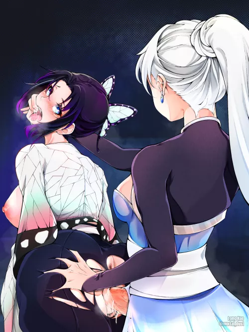 Shinobu wasn't fast enough to avoid a dicking from the Schneenis by friggityfrang