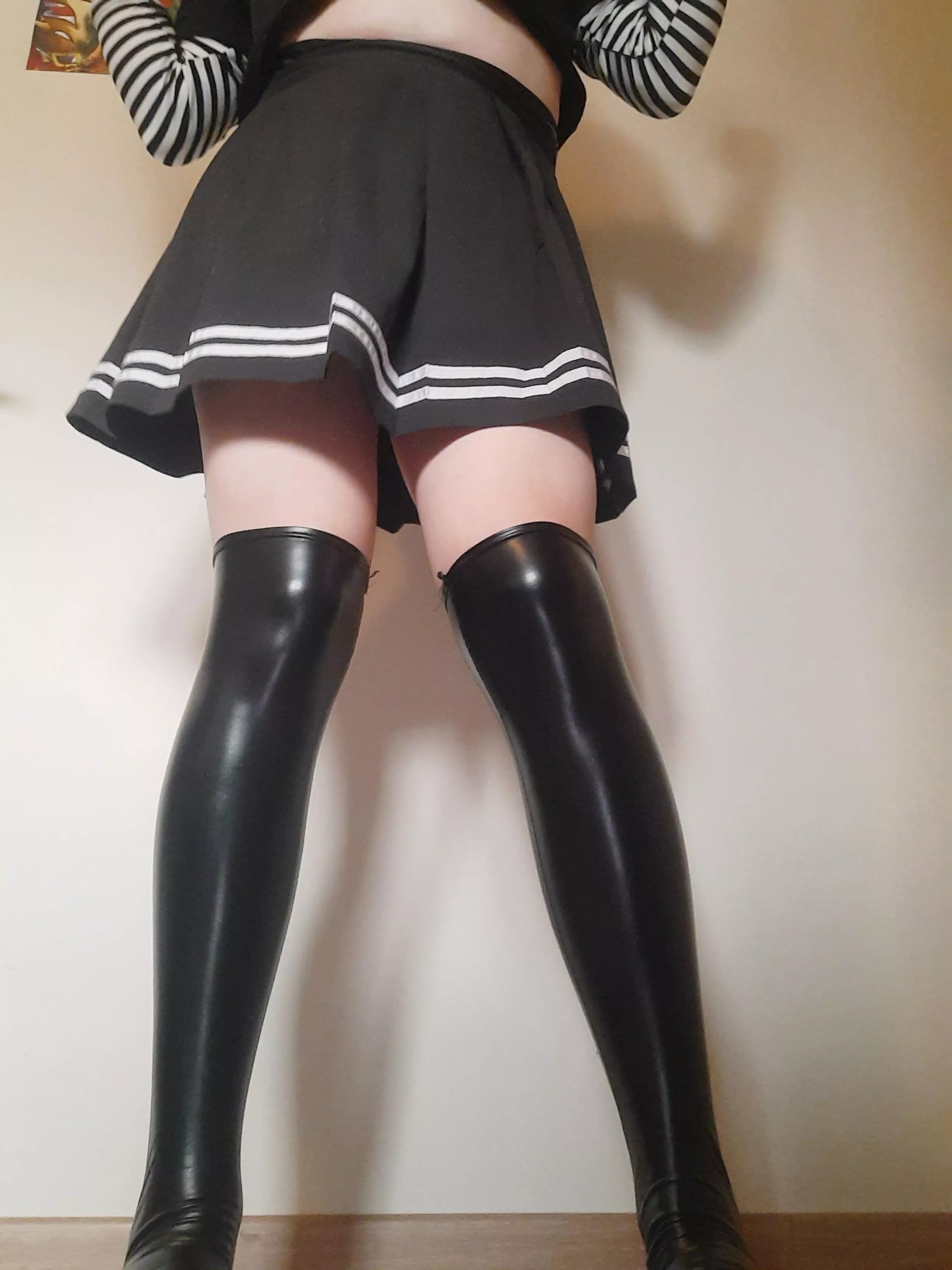 Shiny thigh-highs, yay or nay? posted by treeappleman