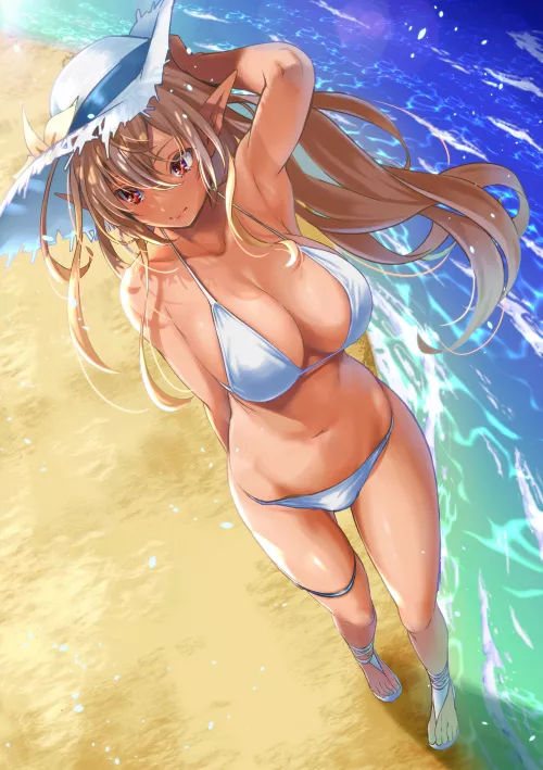 Shiranui Flare Beachside Beauty ( Kimura Neito ) [Hololive] by sequence_string