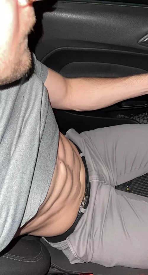 Shirt up and drive by blondboyjan