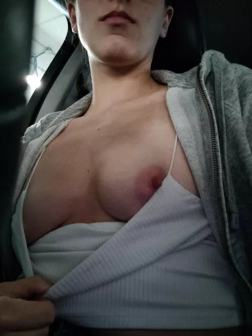 Shittiest quality photo, but enjoy my first flash! I was so nervous. by exhibitionkitten