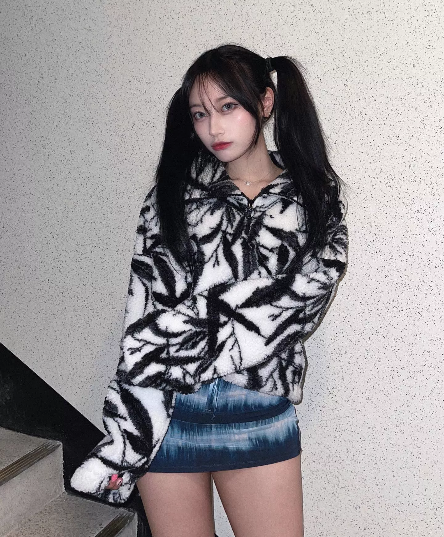 Short skirt and pigtails posted by Majestic_Painter8660