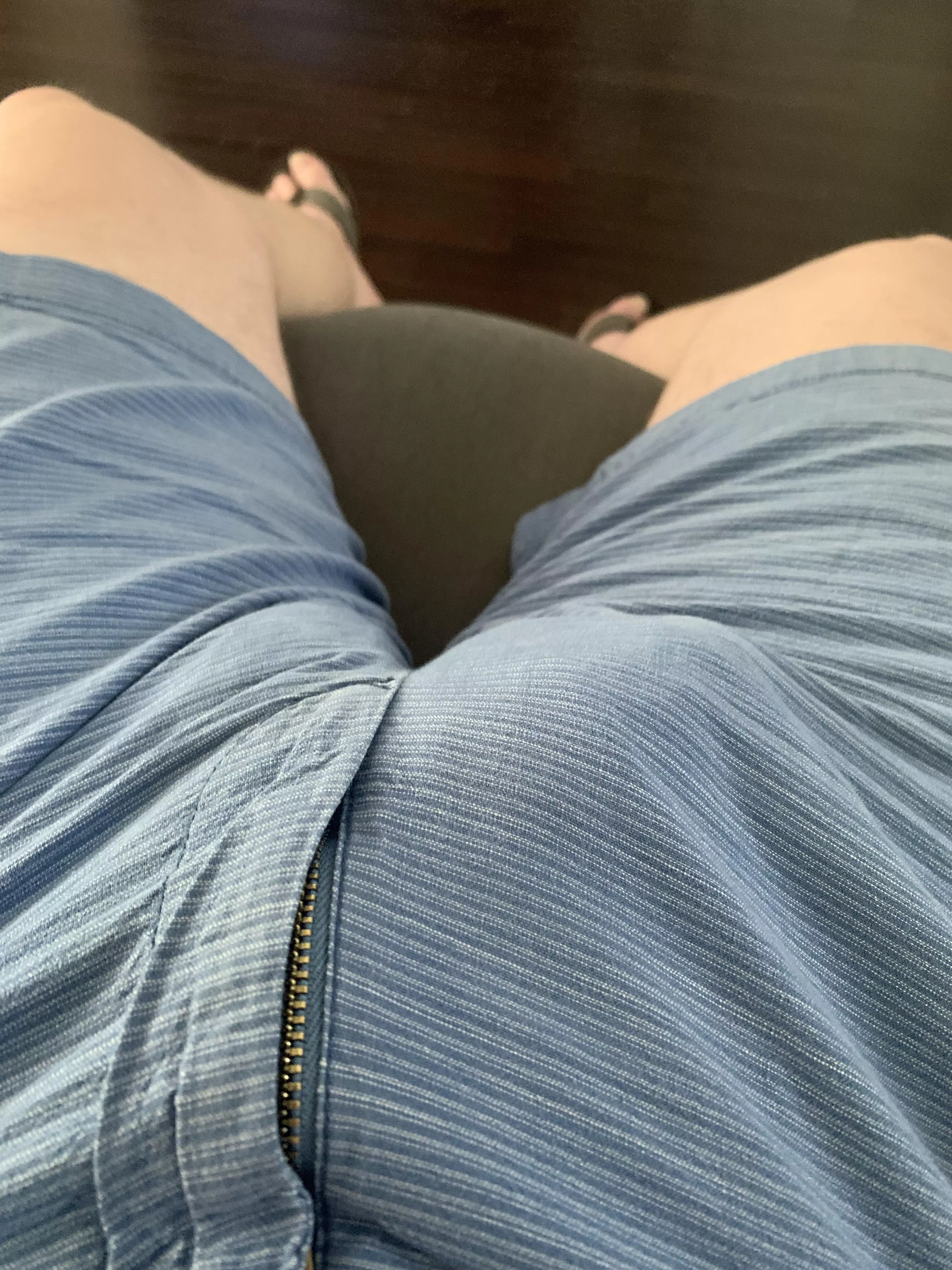 Shorts don’t hide much… posted by niceynightnice